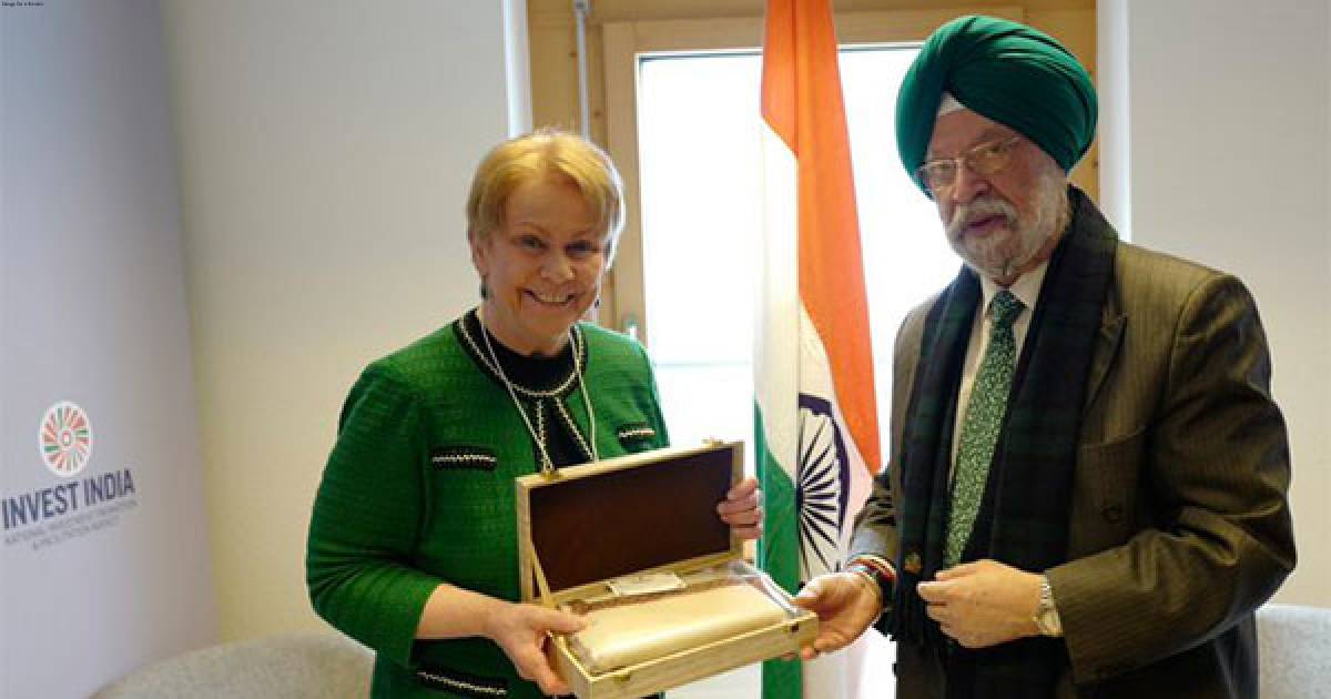 Union Minister Hardeep Puri discusses opportunities in India's Exploration and Production sector at WEF Davos